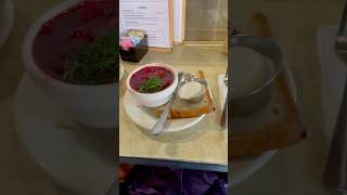 Real Ukrainian Borscht at Veselka in NYC [upl. by Acilgna]