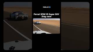 3000HP SUV vs Ferrari SF90  Insane Drag Race 3000hpsuv ferrarisf90 dragrace [upl. by Ahseryt]