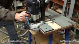 1070 Makita Belt Sander Stand  CUTTING RELIEF IN SANDING SHELF  33 of 41 [upl. by Zetroc]