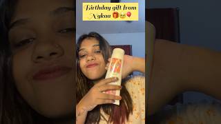 Birthday gift from Nykaa 🥹🫶nykaa nykaareview birthdaygift trending beauty fashion unboxing [upl. by Gannie925]