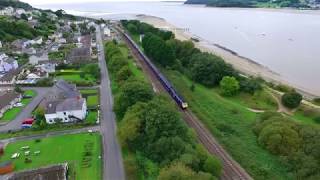 Ferryside Trainspotting By Drone [upl. by Vasily]