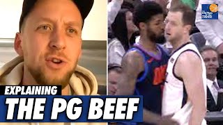 Joe Ingles Explains The Paul George Beef  JJ Redick [upl. by Ahsataj]