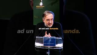 Siete daccordo con LE PAROLE DI SERGIO MARCHIONNE [upl. by Nert]