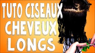 TUTO  COUPE DE CHEVEUX LONGUE POUR HOMME [upl. by Charters78]