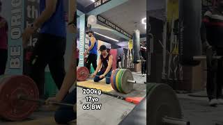 17yo 200kg deadlift [upl. by Davide]