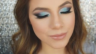 Maquillaje en tonos azules│Degrade│ [upl. by Annohs330]