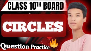 Circles class 10 🤯  Questions practice  All boards  NCERT [upl. by Timoteo]