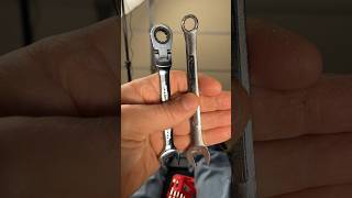 FlexHead Ratcheting Wrench Vs Regular Wrench tools craftsman 10mm [upl. by Nilcaj]