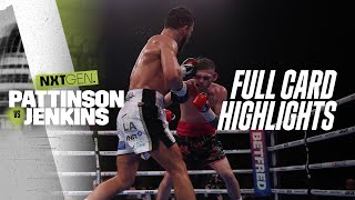 FULL CARD HIGHLIGHTS  Cyrus Pattinson vs Chris Jenkins [upl. by Elita]