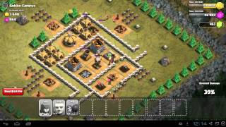 Clash of Clans Gobbo Campus Guide amp Walkthrough  3 Stars  Town Hall 4 [upl. by Ahselet912]