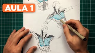 Como Estudar Anatomia para Desenho 🔥 Meu Método REVELADO AULA 1 [upl. by Ardnuassak51]