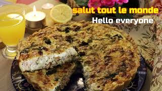 recette de quiche au epinard et au thontres facile [upl. by Bushore]