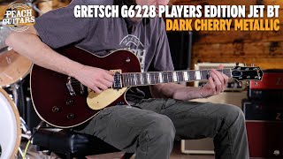 No TalkingJust Tones  Gretsch G6228 Players Edition Jet BT  Dark Cherry Metallic [upl. by Auos449]