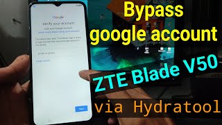 FRP Bypass ZTE Blade V50 8050 via Hydra tool [upl. by Artenek]