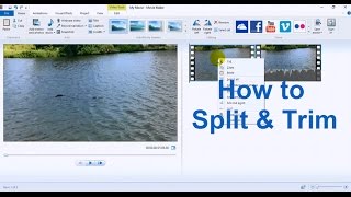 Windows Movie Maker Tutorial for Beginners  Movie Maker Windows 10 Split Trim amp Edit Tips 2016 [upl. by Ayaladnot]