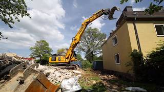 Abbruch von Mehrfamilienhäusern in Hattingen quotActioncutquot [upl. by Lienahs]