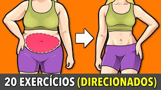 20 EXERCÍCIOS ABS ESPECÍFICOS PARA QUEIMAR A GORDURA TEIMOSA DA BARRIGA [upl. by Oiragelo85]