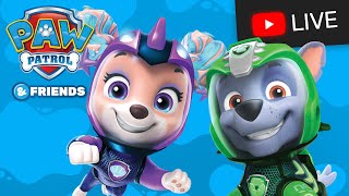 🔴 Aqua Pups with Skye Coral and the Merpups PAW Patrol Rescue Episodes Kids Cartoon Live Stream [upl. by Lauraine]