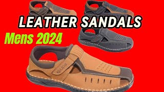 Best Leather Sandals for Men  Best Mens Leather Sandals 2024 [upl. by Oner]