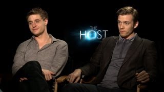 The Host Max Irons amp Jake Abel Interview [upl. by Toms886]