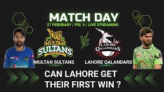 ⭕Live PSL 2024  LQ v MS  14th Match  Lahore Qalandars vs Multan Sultans Live Score  cricket [upl. by Yawnoc]