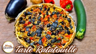 Tarte à la Ratatouille Recette Facile et Rapide [upl. by Aham]