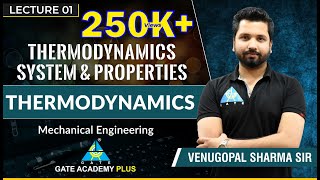 Thermodynamics  Module 1  Thermodynamics System amp Properties Lecture 1 [upl. by Latsyc]