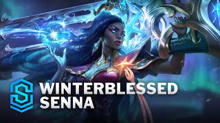 Winterblessed Senna Skin Spotlight  League of Legends [upl. by Lenra986]