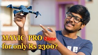 DJI Mavic Pro Clone Eachine E58 Drone Review amp Flight Test [upl. by Aleahs]