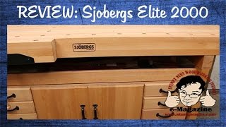 What to look for in a high quality woodworking workbench Sjobergs Elite 2000 bench review [upl. by Novets]