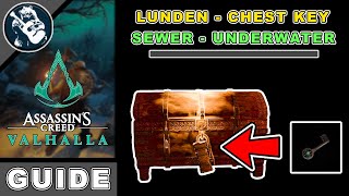 Underwater Locked Chest in Assassins Creed Valhalla Lunden Key 2 [upl. by Yeltnarb349]