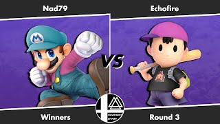 Movement Smash  193 Nad79 Mario vs Echofire Ness [upl. by Culbertson]