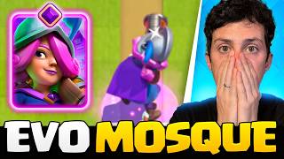 LA MOSQUETERA EVOLUCIONADA TIENE RANGO INFINITO  Clash Royale [upl. by Legna]