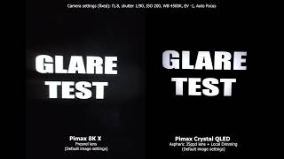 Glare Test comparison Of Pimax Crystal Vs Pimax 8KX  Official Uk Partner Of Pimax [upl. by Evered738]