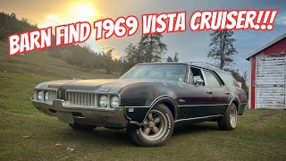 1969 Oldsmobile Vista Cruiser Barn Find [upl. by Krucik]