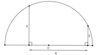 Geometria Plana  Raio da semicircunferência [upl. by Straub]