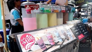 Thailand Street Food Fresh Milk 🐄🥛👍😊 [upl. by Ijneb]