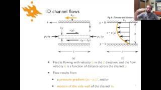 Geodynamics  Lecture 92 1D channel flows I [upl. by Four]