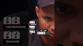 Phil Ivey NEVER bluffs 🥊 poker shorts [upl. by Henderson]