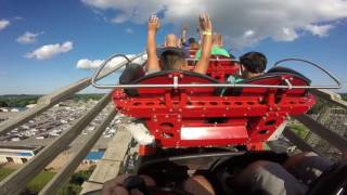 GOPRO Hades 360 Roller Coaster Mt Olympus Wisconsin Dells [upl. by Labina878]