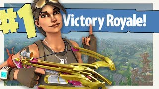 WINNING In Fortnite With A Crossbow [upl. by Jule]