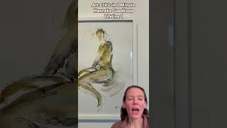 Art Critic in 1 Minute Hanneke Goedkoop Lifeline 1 watercolor artwork figuredrawing artist [upl. by Etteiluj]