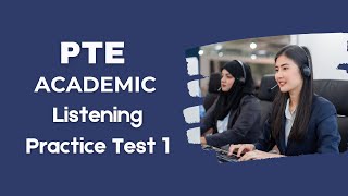 PTE Academic Listening Full Test 1 with Answers 2024 ptelistening pte [upl. by Ehgit]