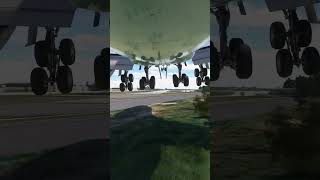 beautiful view of airplanes when landing eps1756 [upl. by Zzaj]