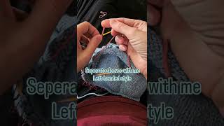 Lefthanded knitting tutorial [upl. by Samtsirhc]