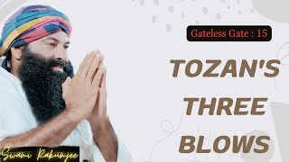 Zen story Gateless Gate  15  Tozans Three Blows by Swami Rakumjee 1378th [upl. by Pris674]