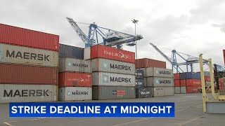 Strike deadline looms for port workers  What you should know [upl. by Harl]