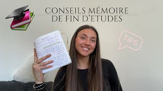 Conseils mémoire de fin d’études Ifsi 💉 [upl. by Farmann]