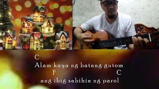 Taghoy at Kagalakan Sa Sabsaban Pasko with Lyrics and Guitar Chords shorts youtubeshorts [upl. by Bradleigh]