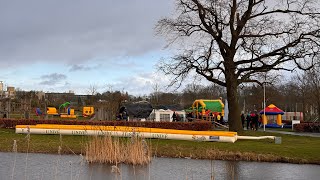 Nieuwjaarsduik Watertorenpark Hengelo 1 Januari 2024 [upl. by Keverne523]